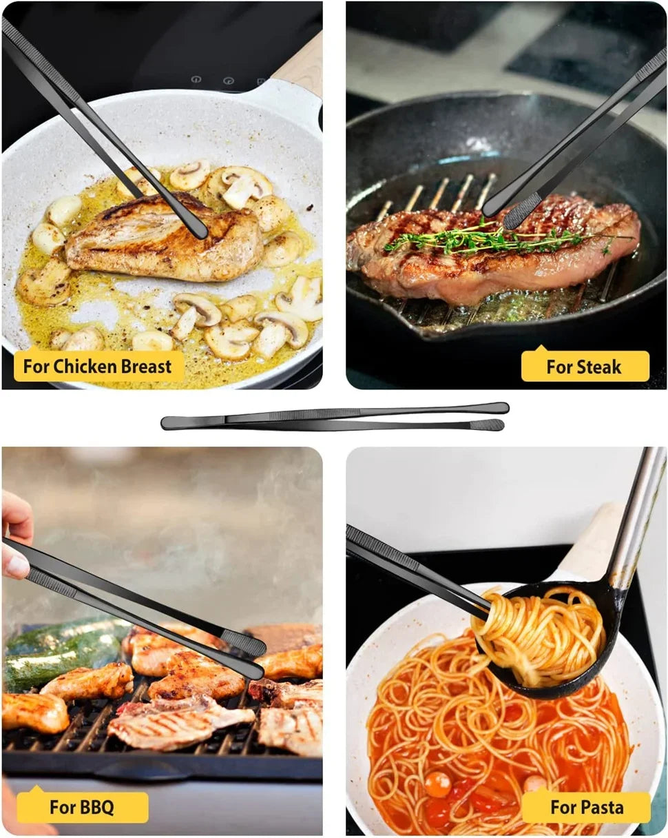 SteelGrip Pro Chef Tweezers