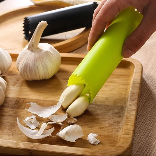 GarlicGlide Silicone Peeler