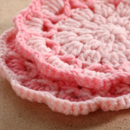 CozyBloom Knit Coasters