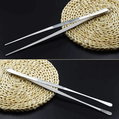 SteelGrip Pro Chef Tweezers