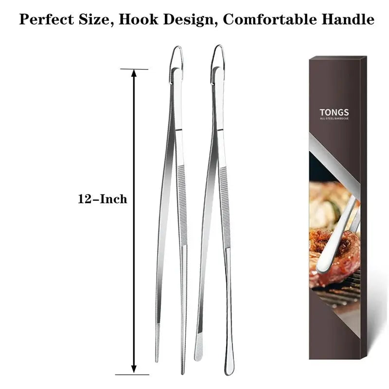 SteelGrip Pro Chef Tweezers