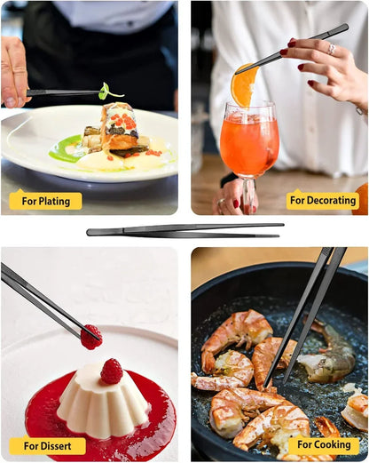SteelGrip Pro Chef Tweezers
