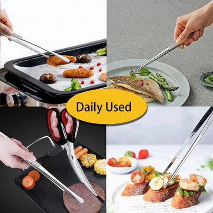 SteelGrip Pro Chef Tweezers
